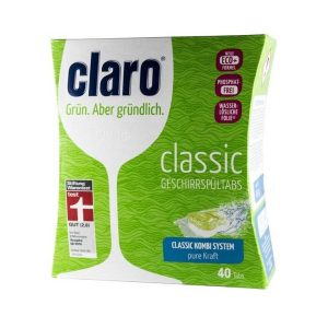 Tablete eco-bio pentru masina de spalat vase 40 tablete 640g - Claro