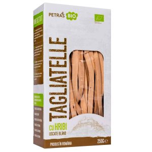 Tagliatele eco-bio din grau dur cu Hribi 250g Petras