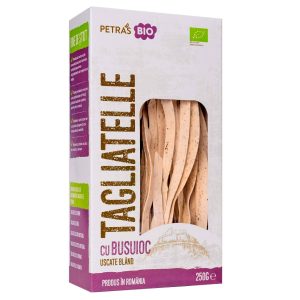 Tagliatele eco-bio din grau dur cu busuioc 250g Petras
