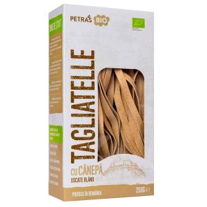 Tagliatele eco-bio din grau dur cu canepa 250g Petras