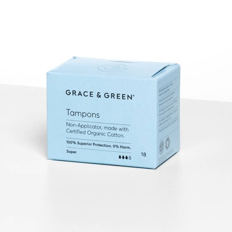 Tampoane din bumbac organic 100% Super