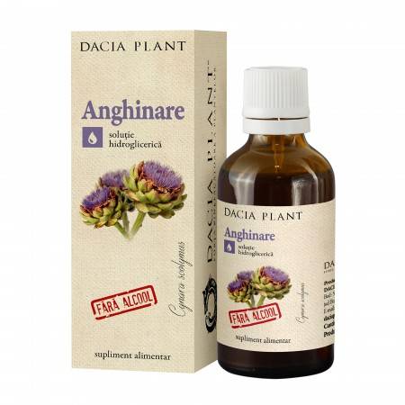 Tinctura Anghinare fara alcool 50ml - Dacia Plant