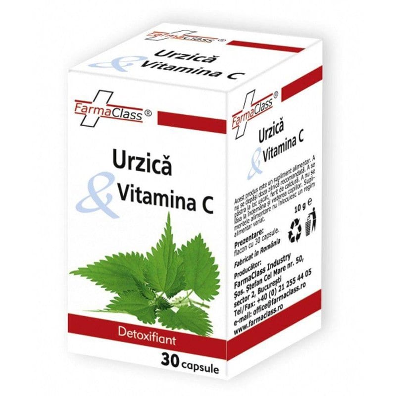 URZICA SI VITAMINA C 30cps