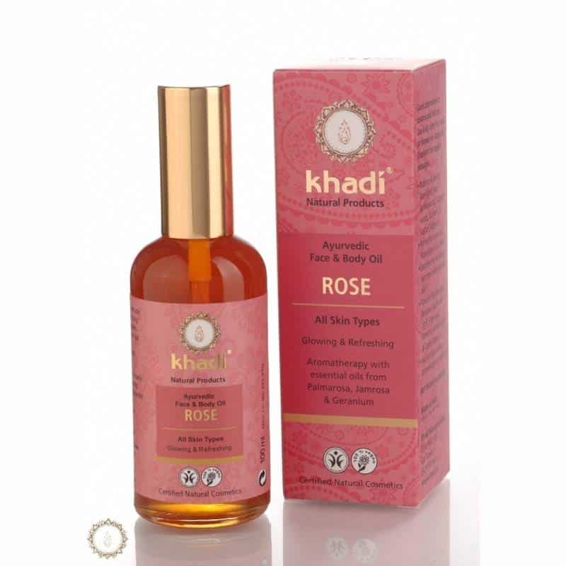 Ulei cu trandafiri - ten si corp 100ml - Khadi