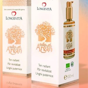 Ulei de argan bio 100 ml cu pulverizator - Longevita