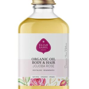 Ulei de jojoba si trandafir pentru corp si par