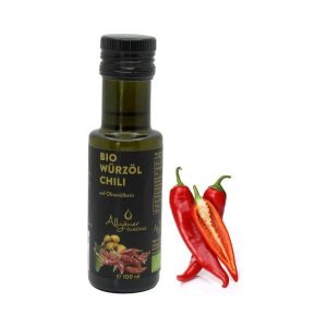 Ulei de masline cu chili- eco-bio 100ml - Allgauer Olmuhle