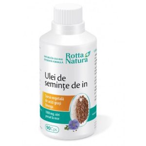 Ulei de seminte de in 1000mg 90cps - Rotta Natura