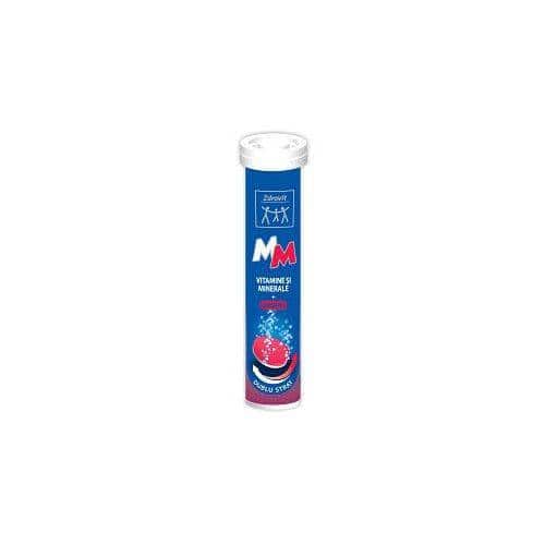VITAMINE SI MINERALE + GINSENG 24cpr EFERVESCENTE