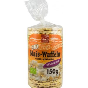 Vafe din porumb cu amaranth