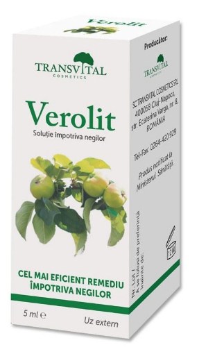 Verolit solutie impotriva negilor - 5ml Transvital