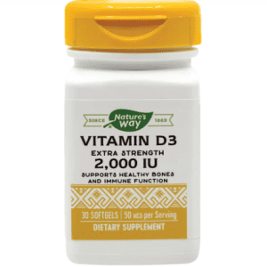 Vitamin D3 2000UI 30tb - Nature's Way - Secom