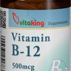 Vitamina B-12 - Ciancobalamina - 500ug - 100caps - VITAKING