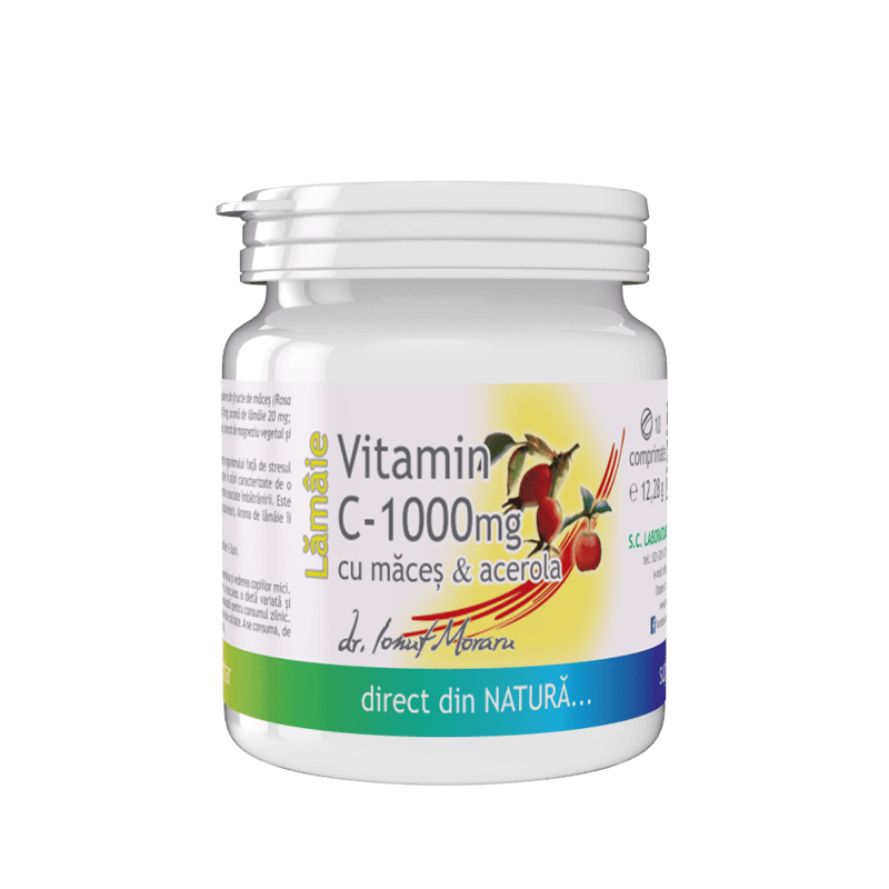 Vitamina C cu Maces si Acerola aroma Lamaie