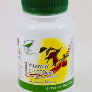 Vitamina C cu macese si acerola cu portocala