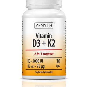 Vitamina D3+K2 30cps - Zenyth