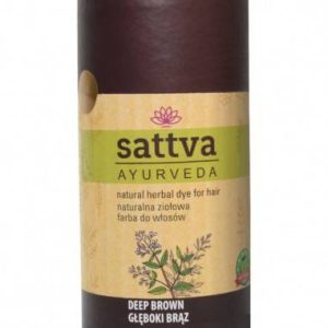 Vopsea Henna Ciocolatiu Inchis Intens 150gr – Sattva Ayurveda