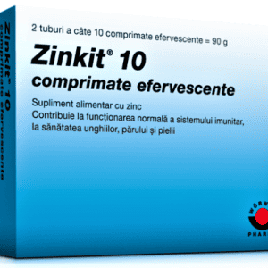 Zinkit 10mg - 20 comprimate efervescente Worwag