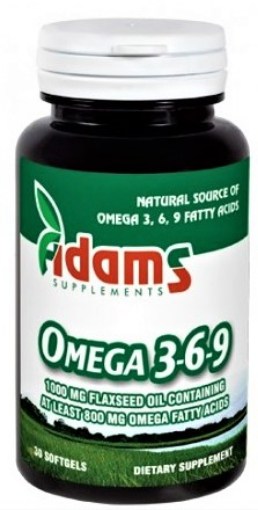 adams vision omega 3-6-9 ctx30 cps