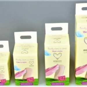 easycare bandaj elastic cu clema 10cm/4.5m