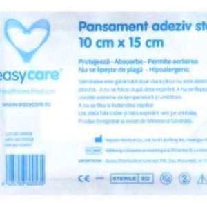 easycare pansament adeziv steril 10cm/15cm x 1 bucata