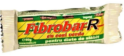 fibrobar baton slabit cu ceai verde x 50 grame redis