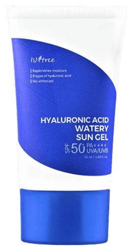 isntree hyaluronic acid watery sun gel 50ml