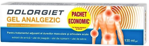 zdrovit dolorgiet gel analgezic 130ml