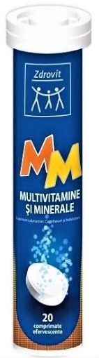 zdrovit multivitamine+minerale ctx20 cpr eff