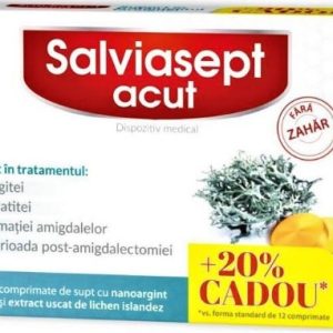zdrovit salviasept acut fara zahar ctx24 cpr supt 20% cadou
