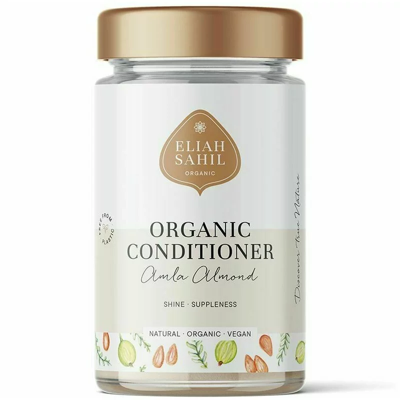 Balsam pentru par pudra cu amla si migdale Bio 135g Eliah Sahil