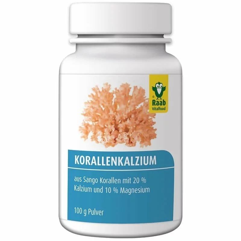 Calciu coral 600mg 80 capsule naturale RAAB
