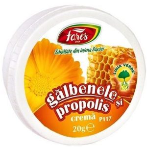 Fares crema cu galbenele si propolis - 20 grame