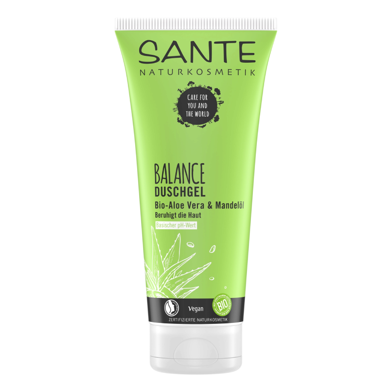 Gel de dus aloe vera si ulei de migdale Balance ECO 200 ml - SANTE