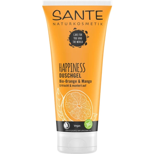 Gel de duș portocale și mango ECO Happiness 200 ml Sante