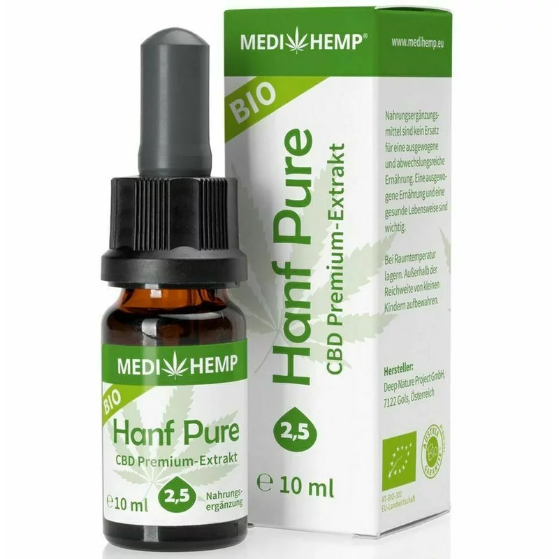 Hemp Pure 2 5% CBD Bio 10ml Medihemp