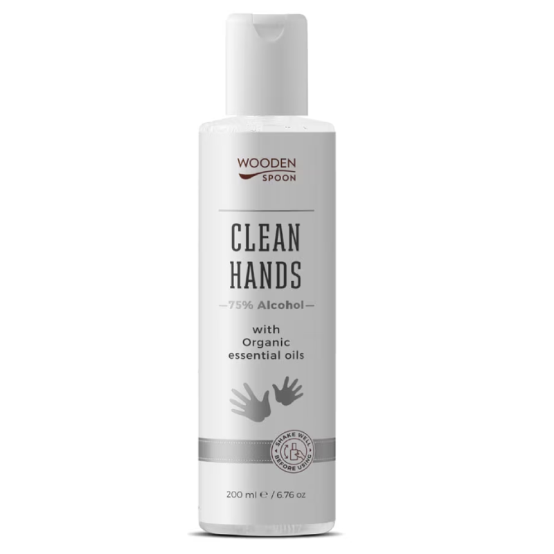 Igienizant de maini clean hands natural 200ml Wooden Spoon