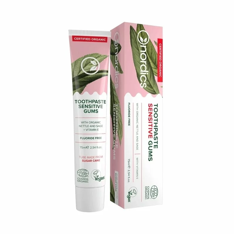 Pasta de dinti Bio Sensitive cu urzica si salvie 75ml Nordics