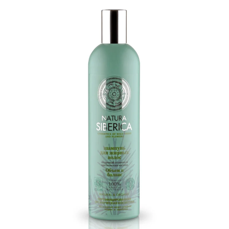 Șampon pentru păr gras volum și echilibru 400 ml Natura Siberica