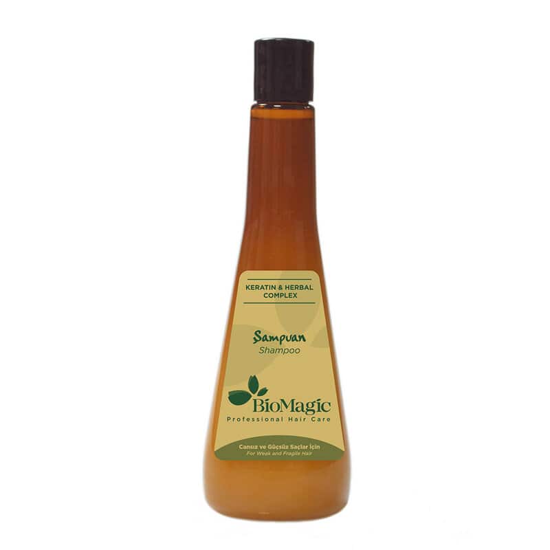 Șampon pentru păr slab și fragil cu keratină 300 ml Biomagic