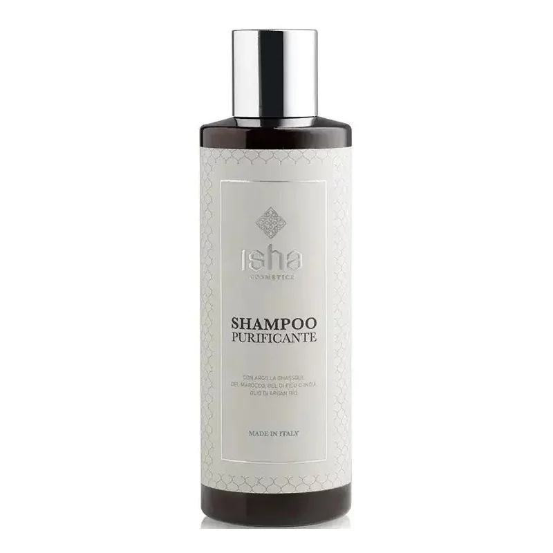 Sampon purificant cu argila Ghassoul 200ml Isha