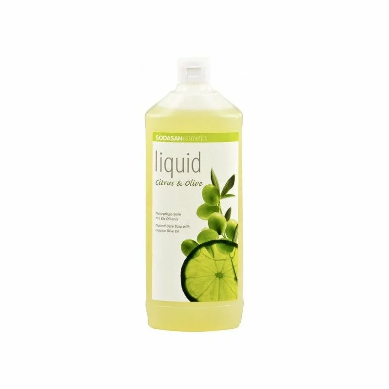 Sapun Lichid/Gel De Dus Bio Citrice Masline 1 L Sodasan