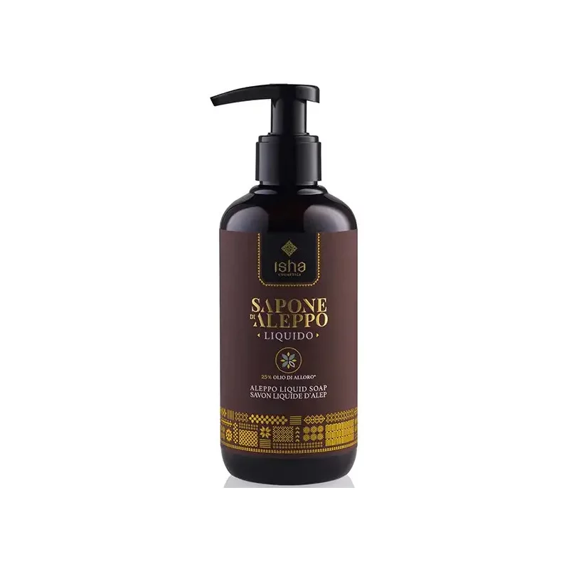 Sapun de alep lichid cu 25% ulei de dafin 500ml Isha