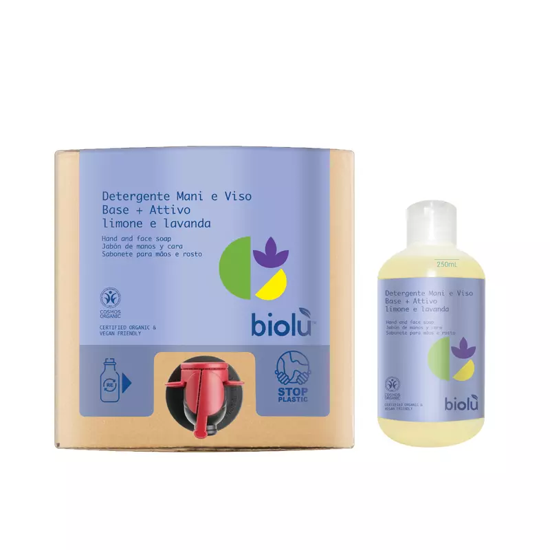 Sapun lichid ecologic cu lamaie si lavanda 10L Biolu