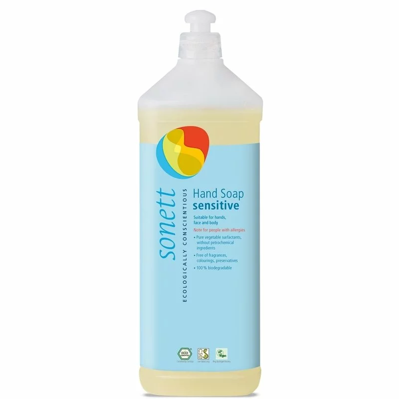 Sapun lichid gel de dus ecologic SENSITIVE 1L Sonett