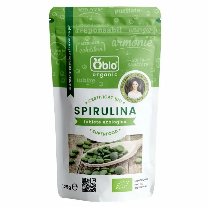 Spirulina tablete Bio 125g Obio