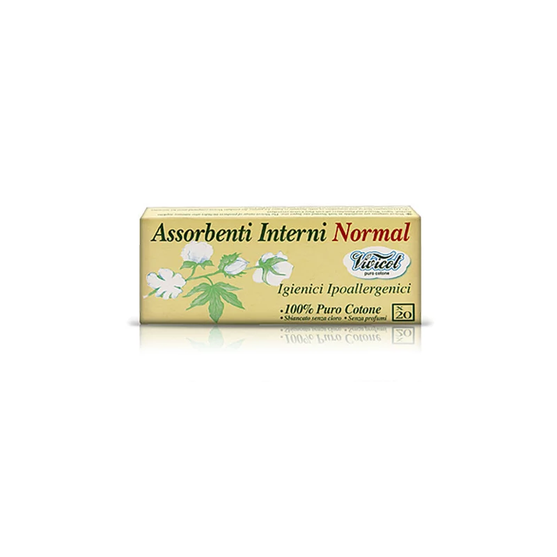 Tampoane din bumbac Bio 2 picaturi (20 buc) VIVICOT Puro Cotone