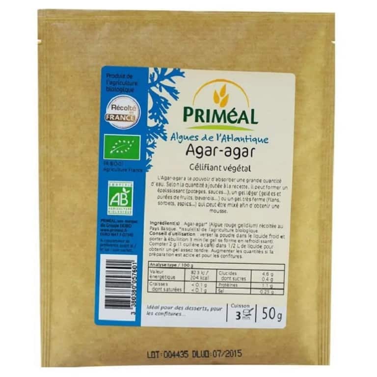 Agar agar praf 50g - PRIMEAL