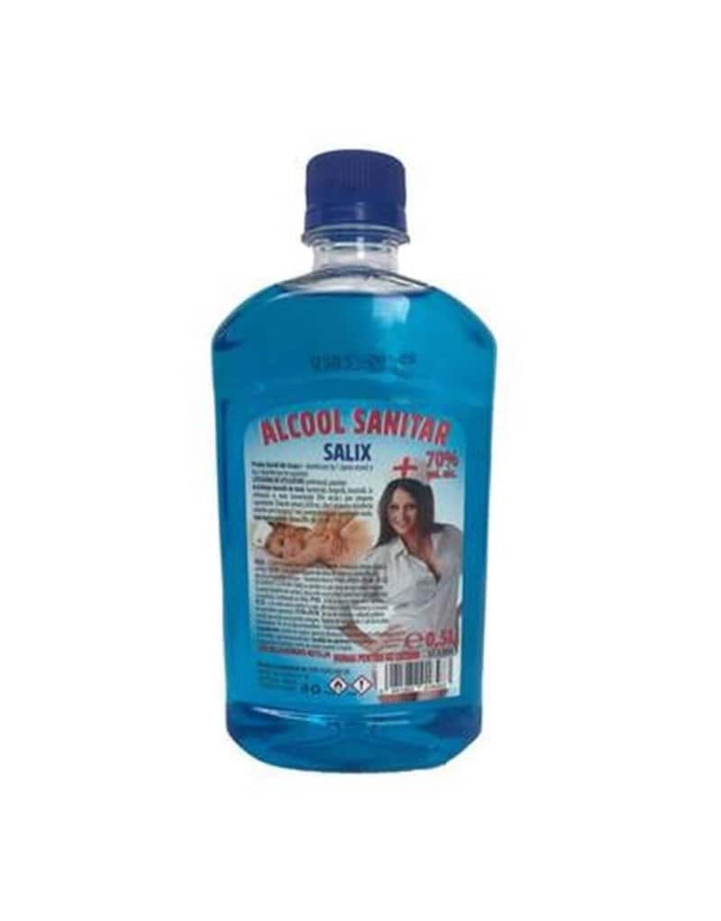 Alcool sanitar 70%, 500ml, Salix 1 Alcool sanitar 70%