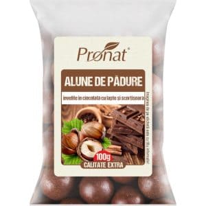Alune de padure invelite in ciocolata cu lapte si scortisoara